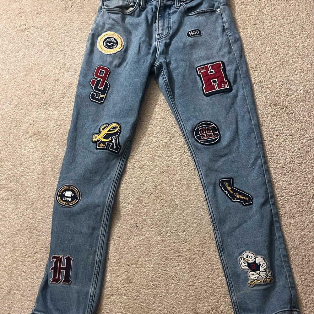 Hollister Co. Men's patched Jeans